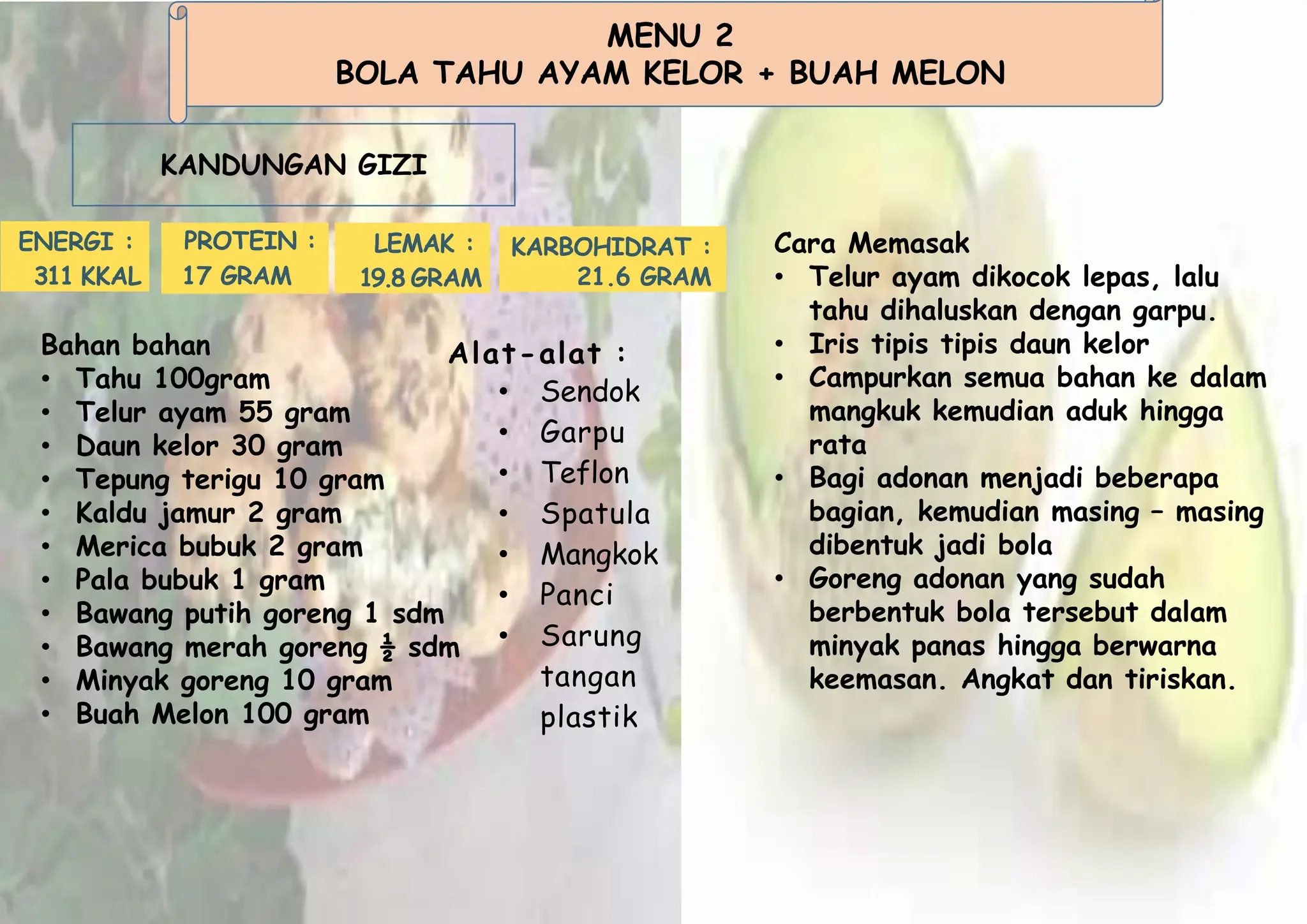 resep pmt lokal ibu hamil