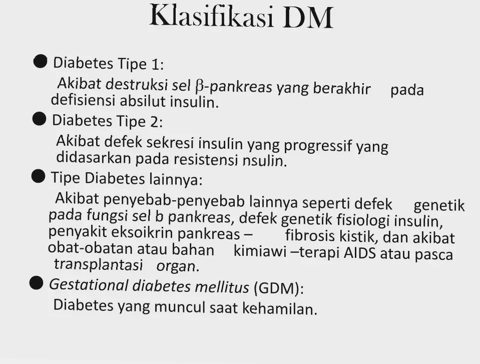 apa itu diabetes tipe 5