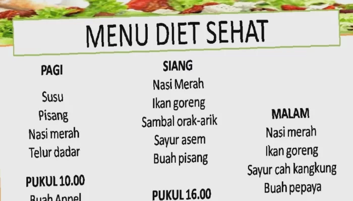 Rahasia Menu Sehat Stroke,  Makanan Pintar untuk Pulih Cepat
