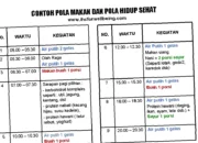 pola makan sehat harian