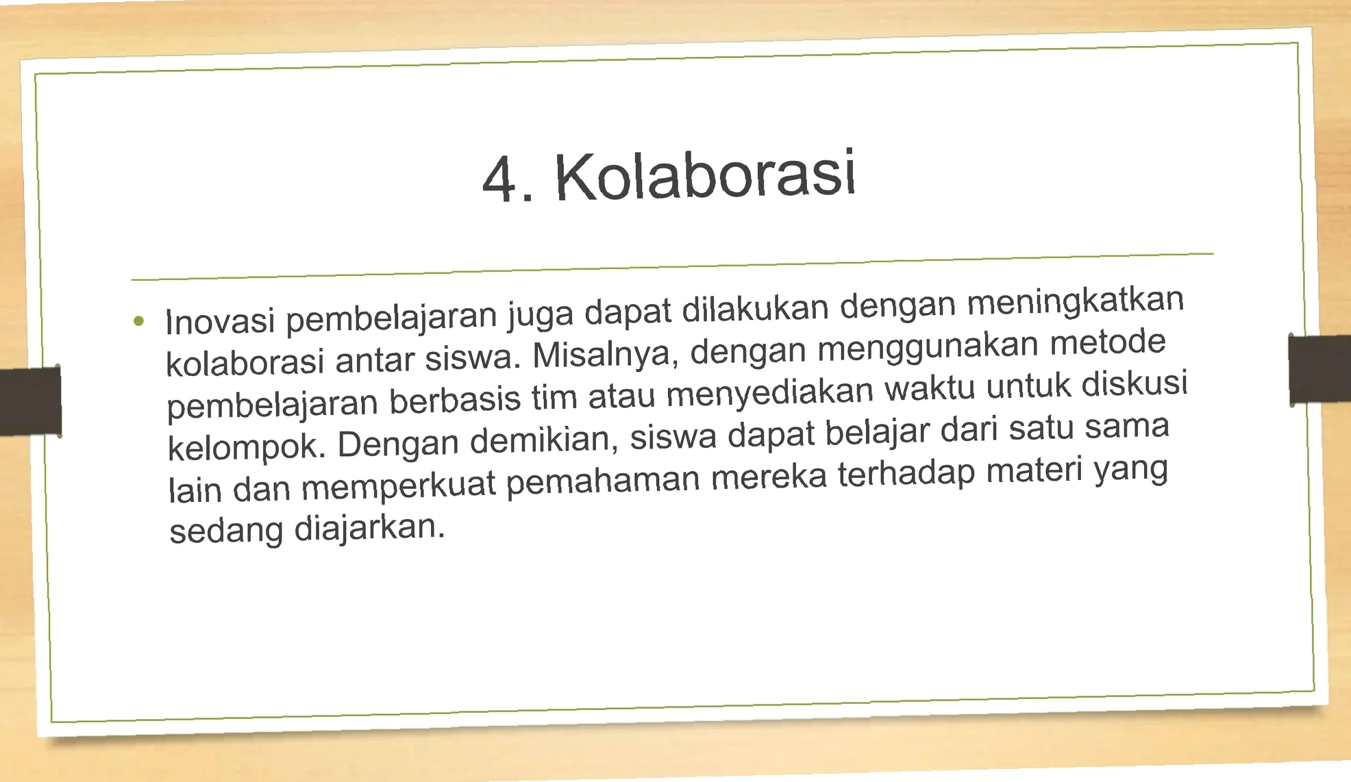 metode pembelajaran efektif di SD