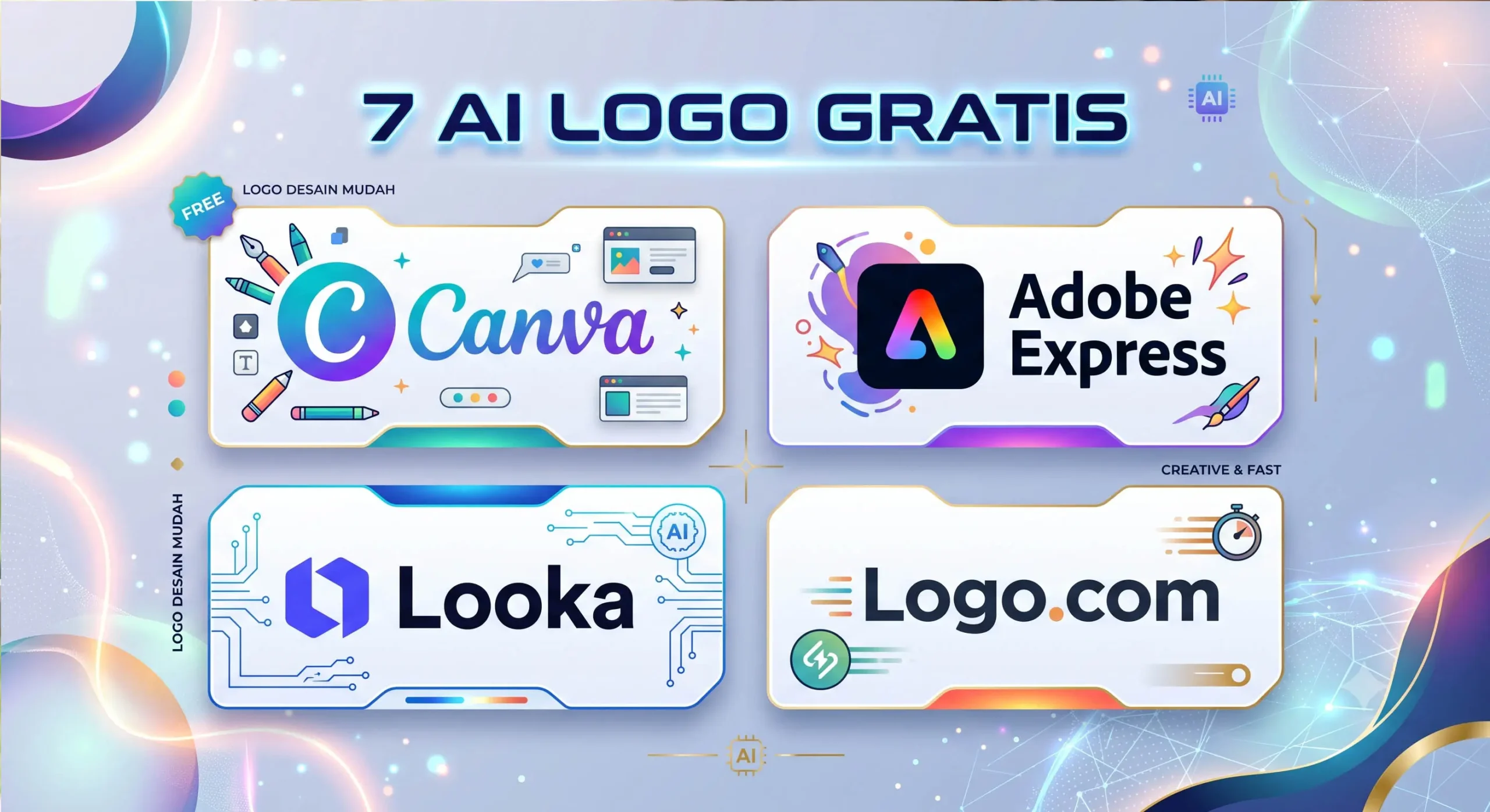 7 AI Pembuat Logo Gratis Terbukti Ampuh untuk UMKM
