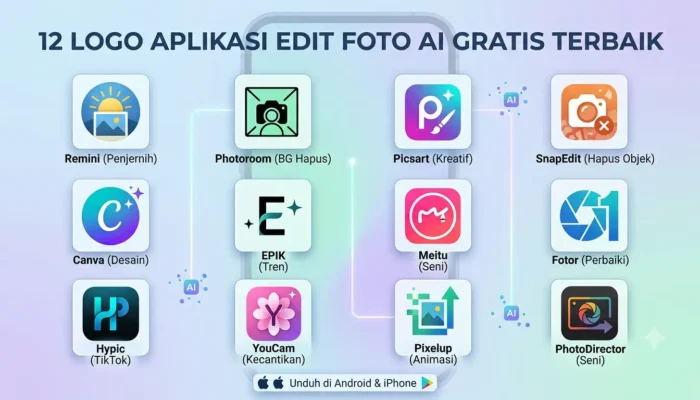 Lengkap! 12 AI Terbaik untuk Edit Foto Gratis di HP Android dan iPhone
