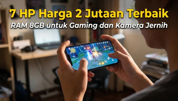 7 HP Harga 2 Jutaan Terbaik RAM 8GB untuk Gaming dan Kamera Jernih (Update 2026)